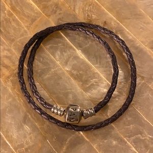 Pandora leather bracelet